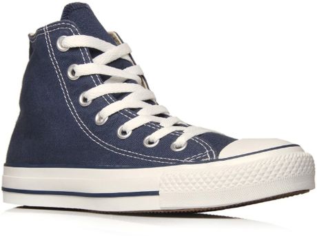 Converse Navy Chuck Taylor All Star Hi Top Trainers in Blue for Men