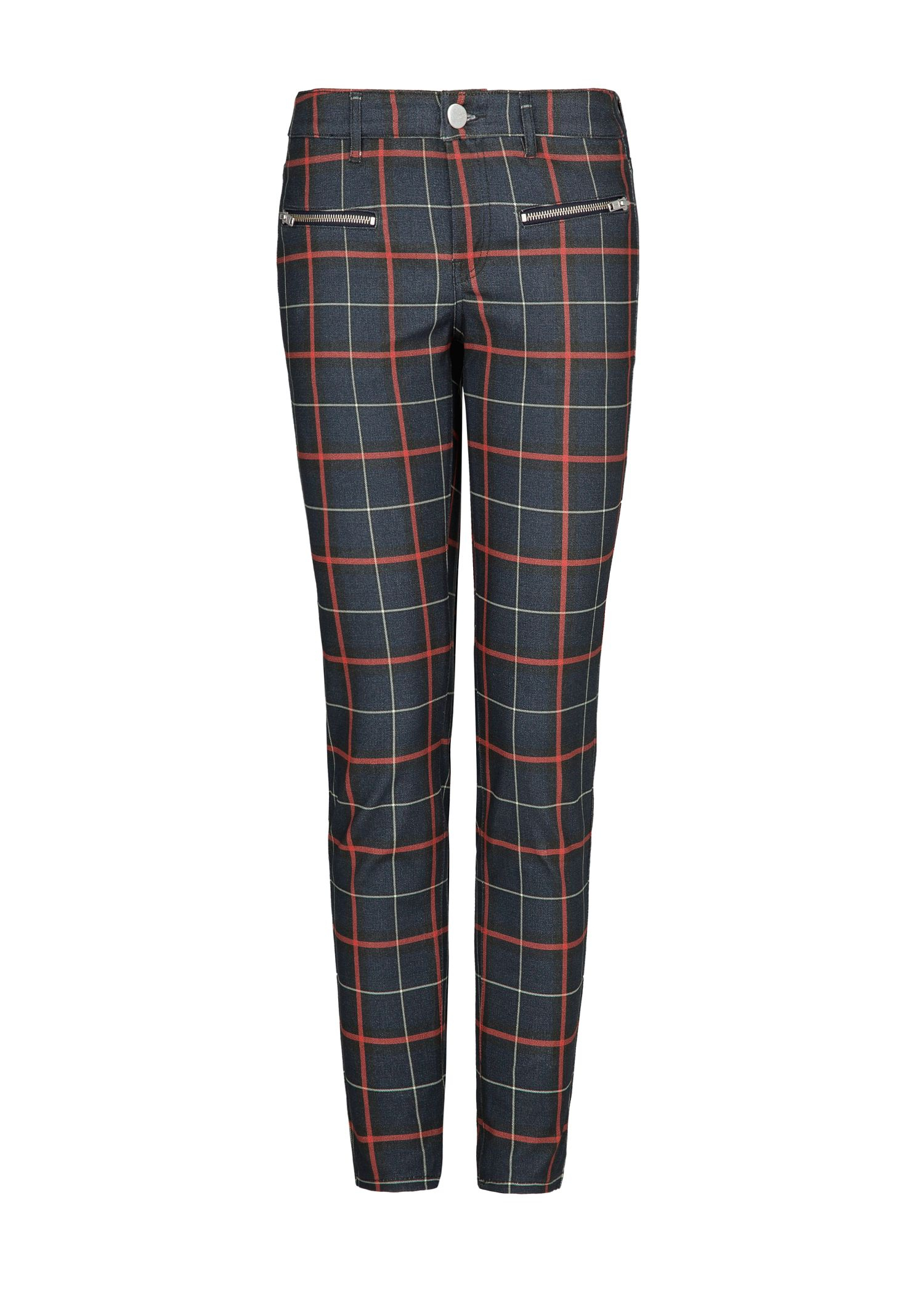 mango check trousers