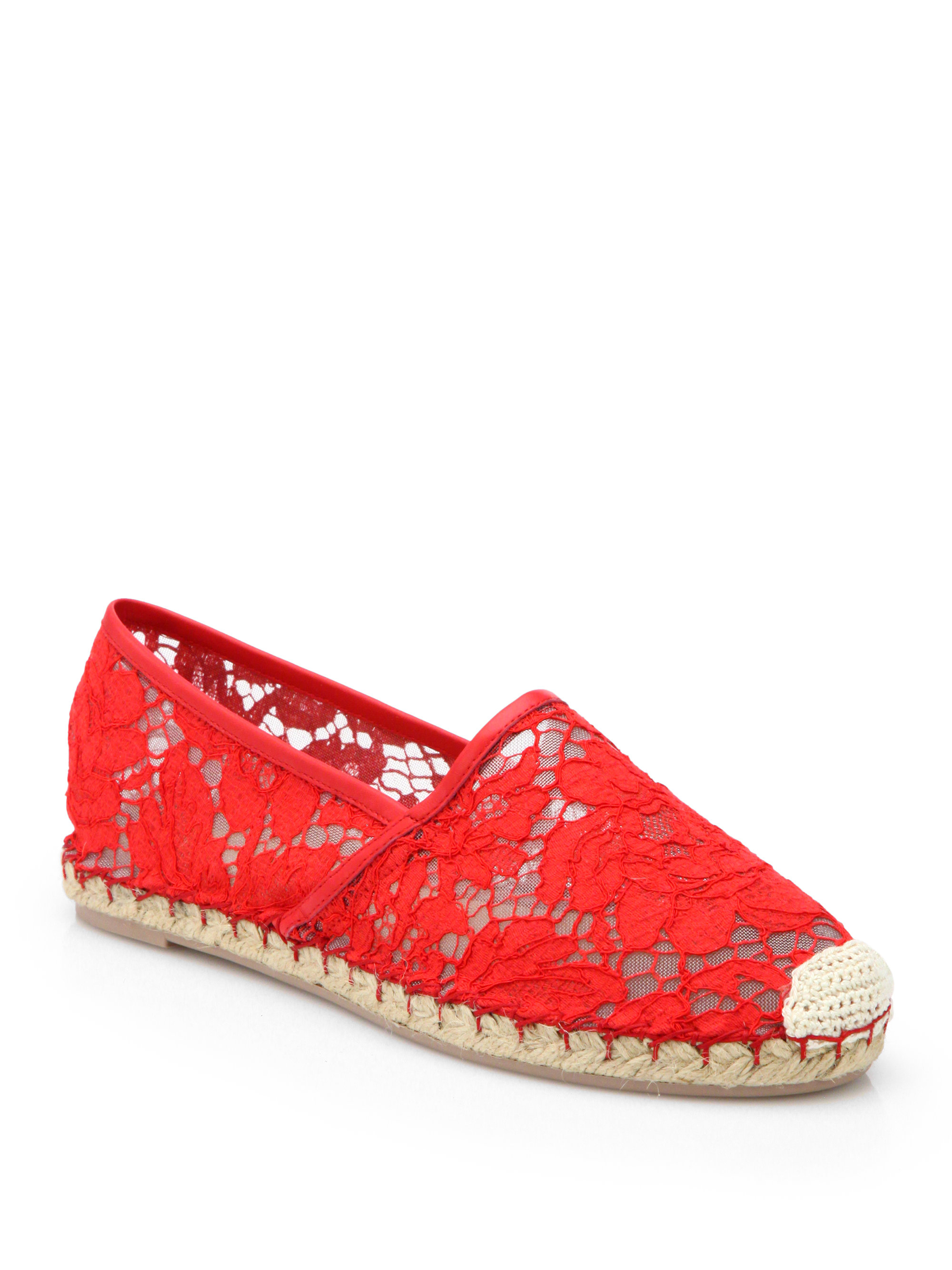 valentino lace up flats