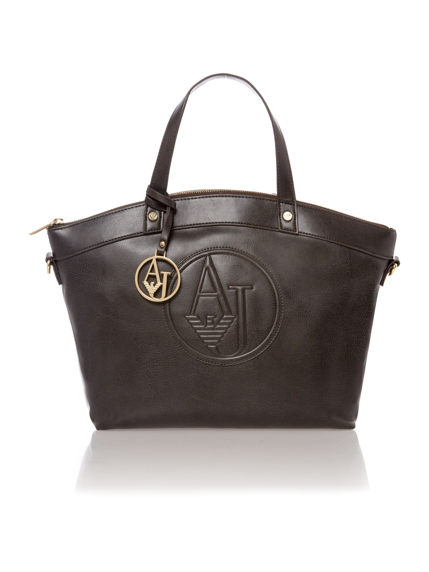 Armani Jeans Black Tote Bag with Cross Body Strap in Red (Black) Lyst