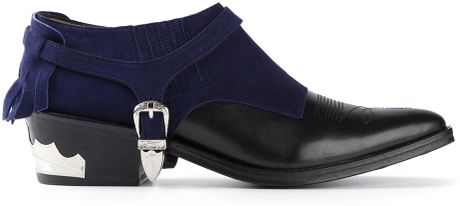 Toga Pulla Western Shoe in Blue for Men | Lyst