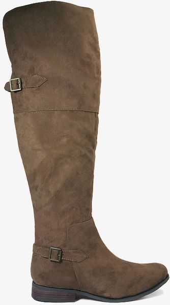 forever-21-brown-buckled-over-the-knee-boots-product-1-21501461-0 ... forever-21-brown-buckled-over-the-knee-boots-product-1-21501461-0 ...