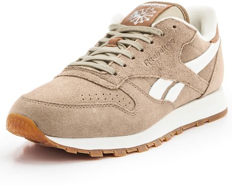 tan reebok shoes
