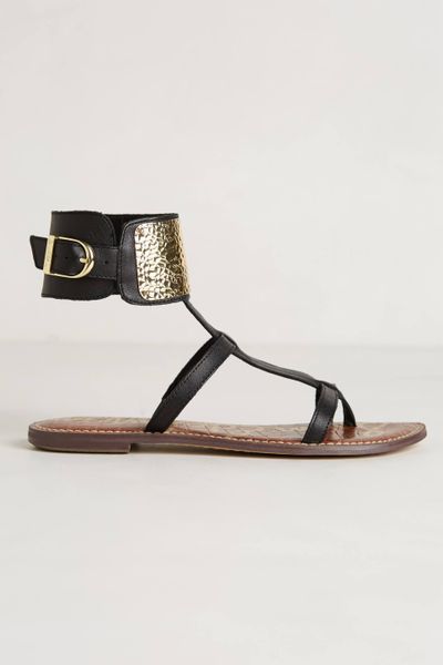 Sam Edelman Genette Gladiator Sandals in Black | Lyst