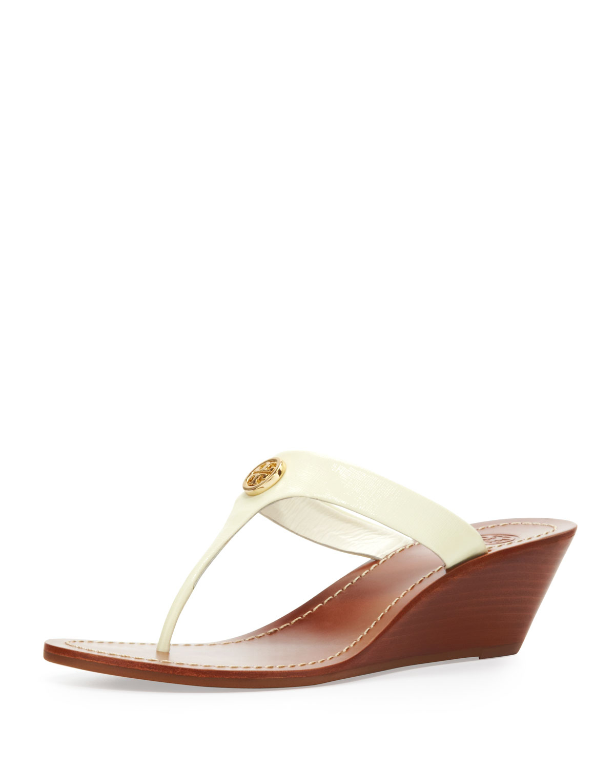 tory burch patent wedge