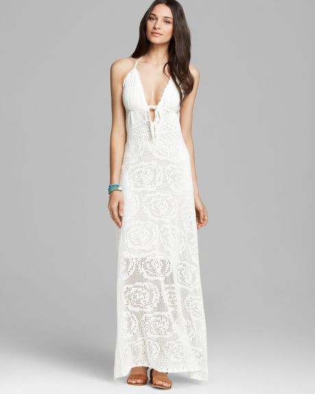 Guess white lace dress