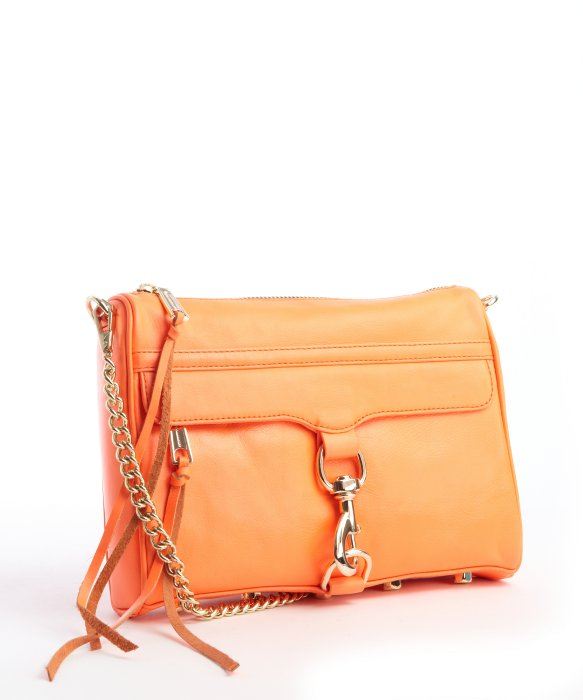 bright orange clutch