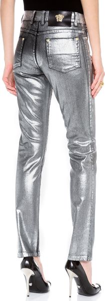 shiny jeans