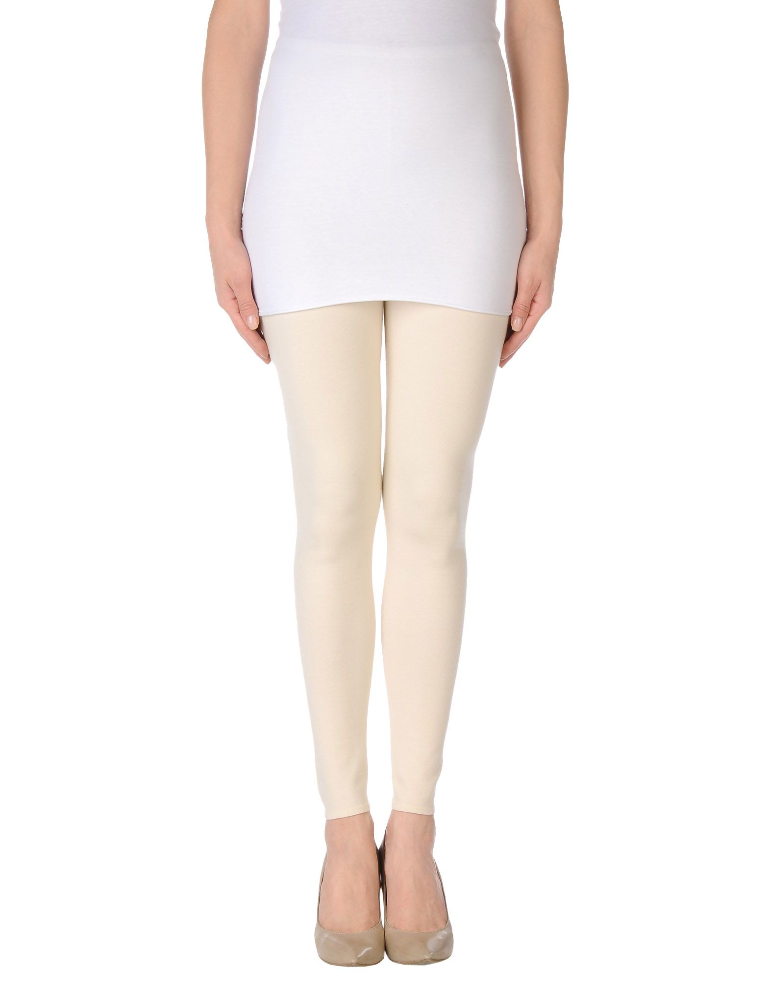 Alaïa Leggings in Beige (Ivory) Lyst