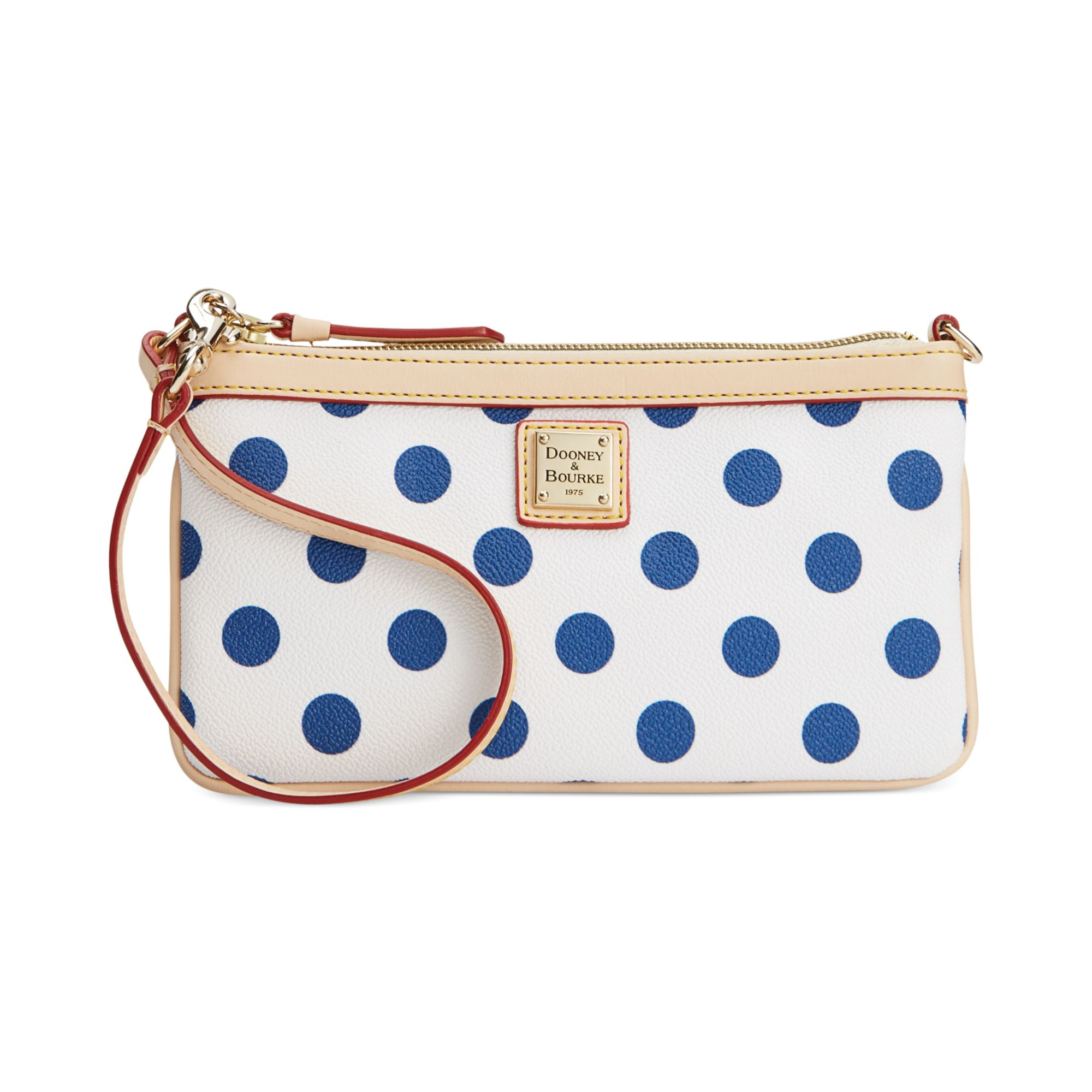 dooney bourke polka dot bag