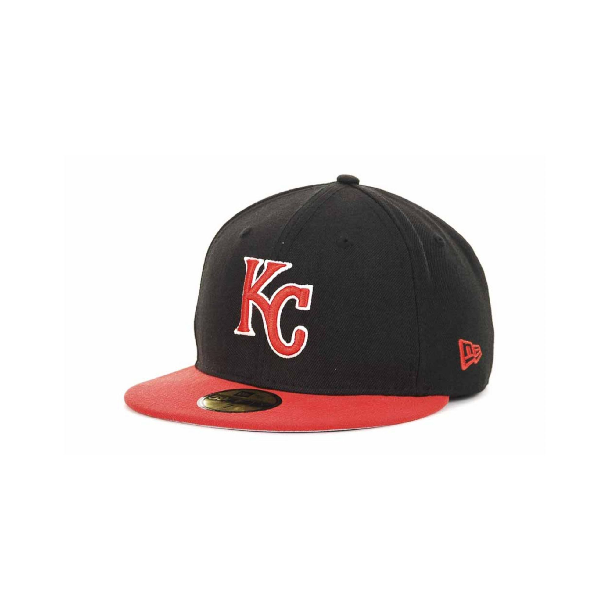 New Era Kansas City Royals Mlb 2t Custom 59fifty Cap in Black for Men