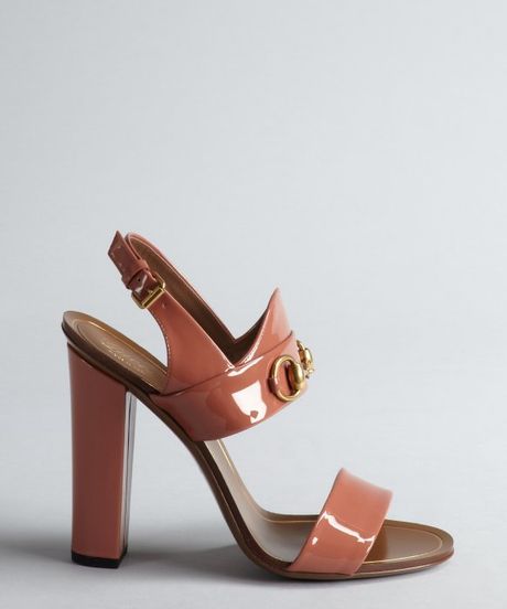 gucci horsebit block heels