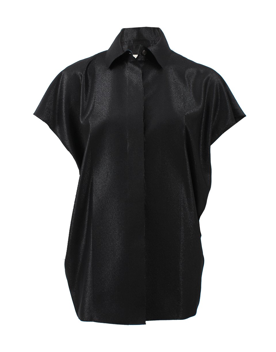 black blouse button up