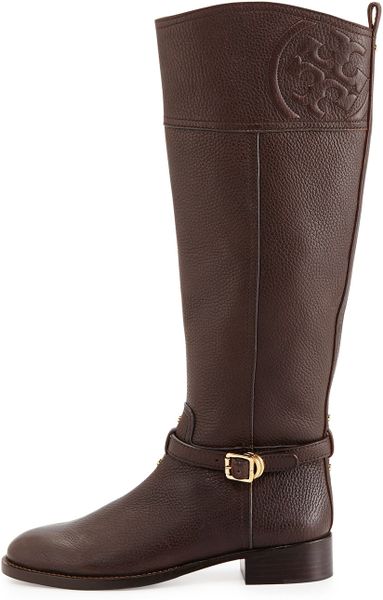 tory burch boots brown