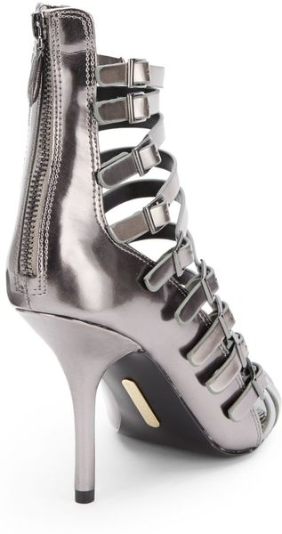 silver glitter gladiator sandals