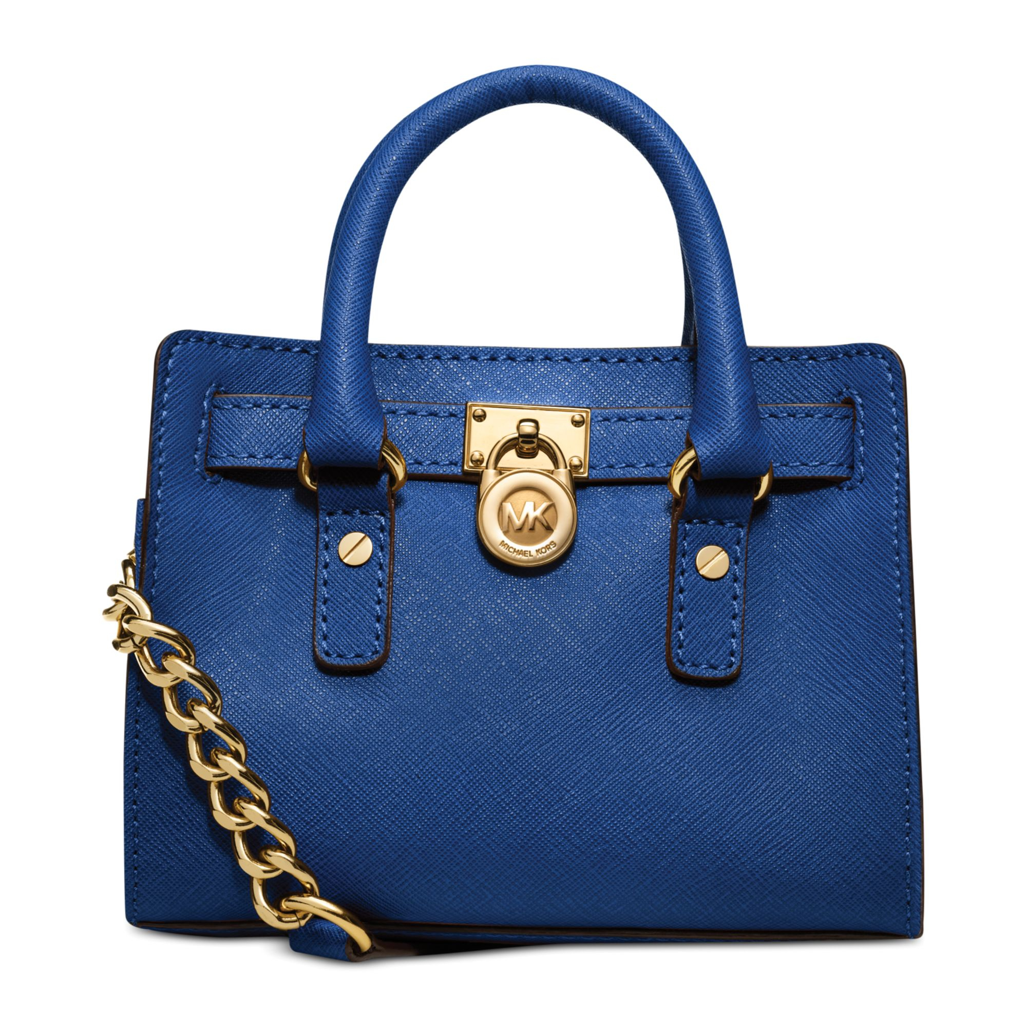 michael kors cobalt blue purse