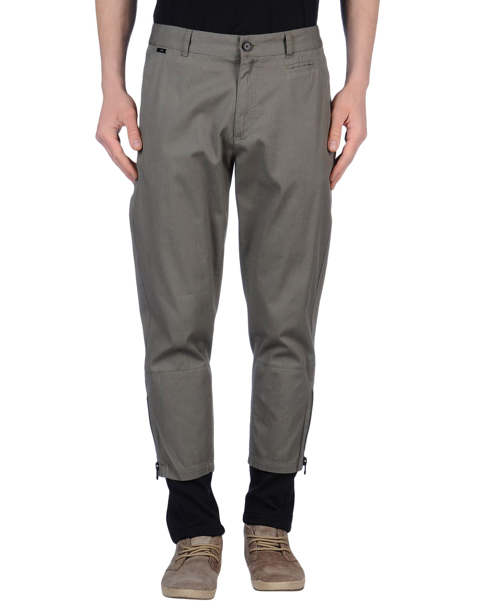 Adidas Slvr Cotton Casual Pants in Green for Men (Military green) | Lyst