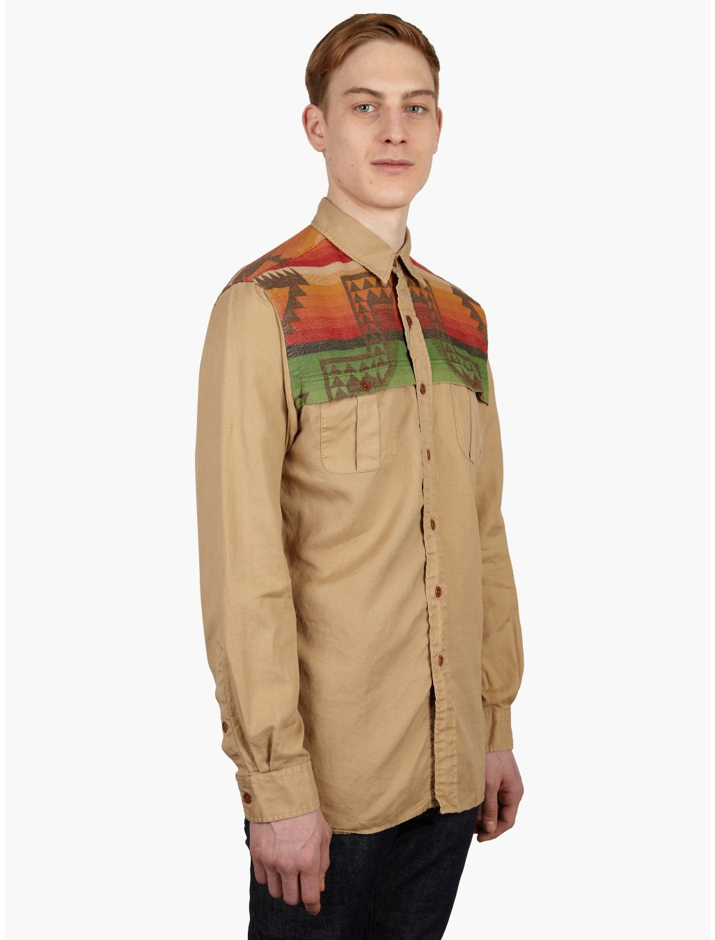 ralph lauren khaki shirt