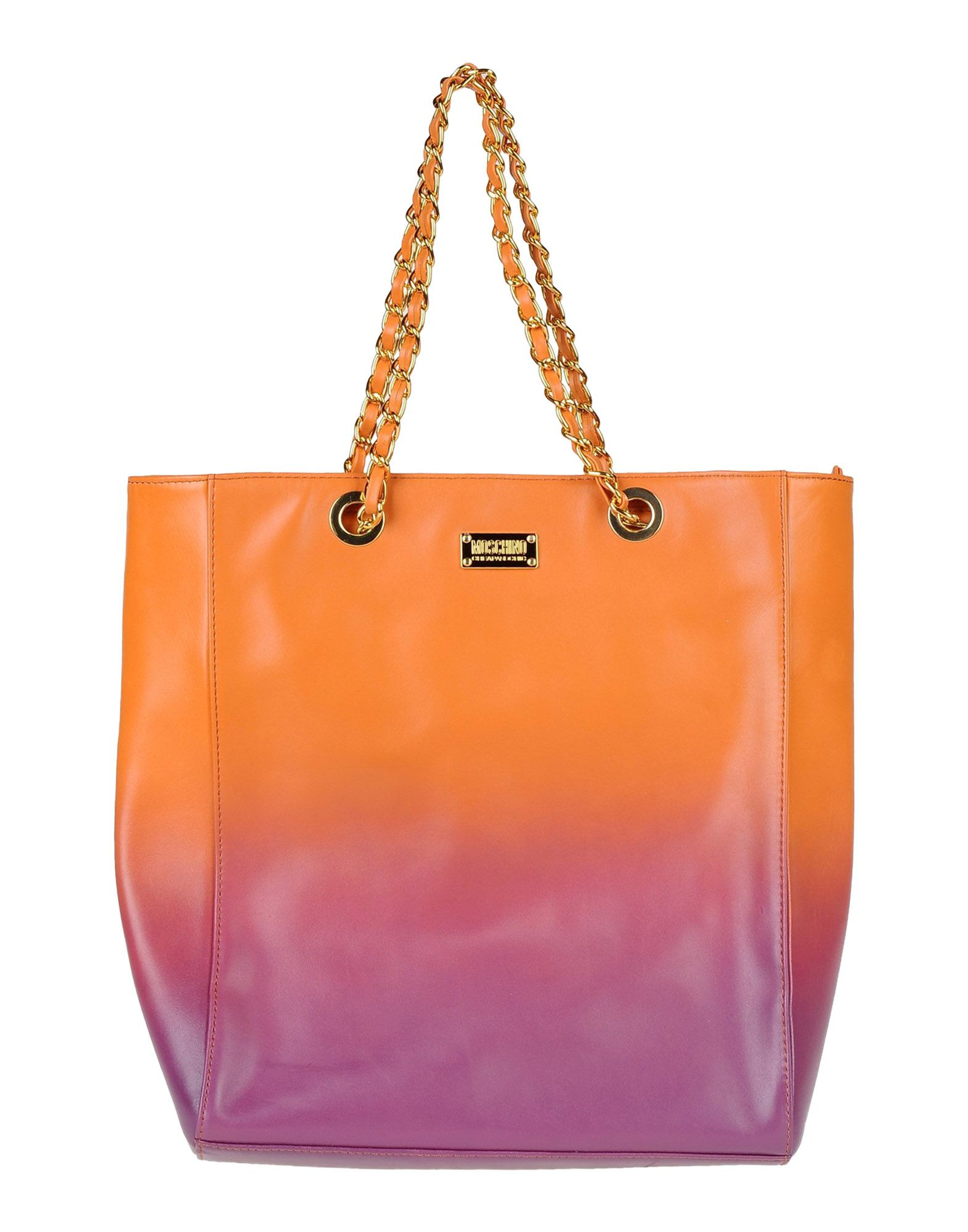 Moschino Cheap & Chic Large Leather Bag in Orange | Lyst