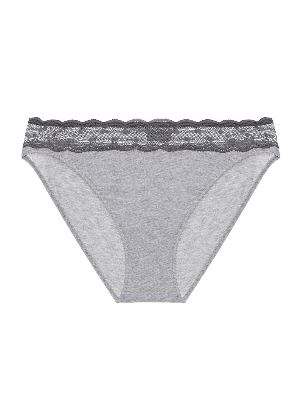 Cosabella Avi Cotton Tween Bikini In Heather Gray Dots Gray Save