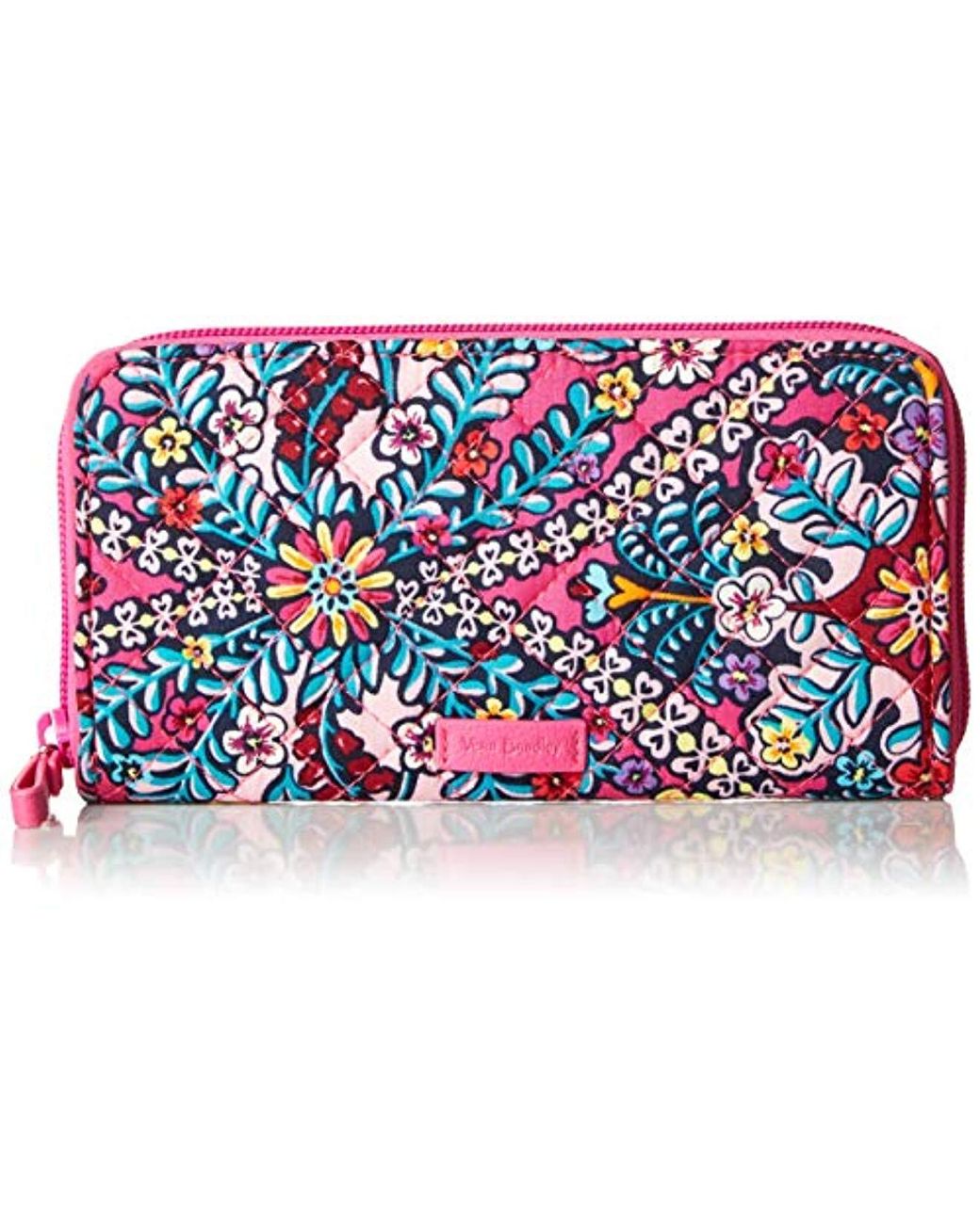 Lyst Vera Bradley Iconic Rfid Georgia Wallet Signature Cotton   Vera Bradley Kaleidoscope Iconic Rfid Georgia Wallet Signature Cotton 