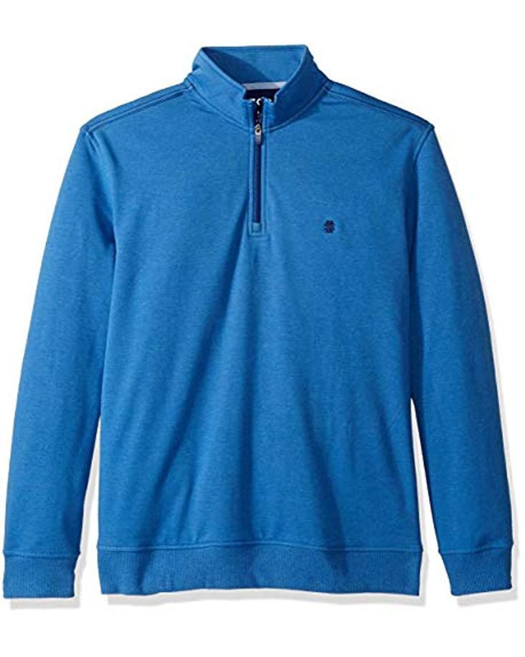 Lyst - Izod Advantage Performance Fleece Long Sleeve 1/4 Zip Soft Pullover in Blue for Men