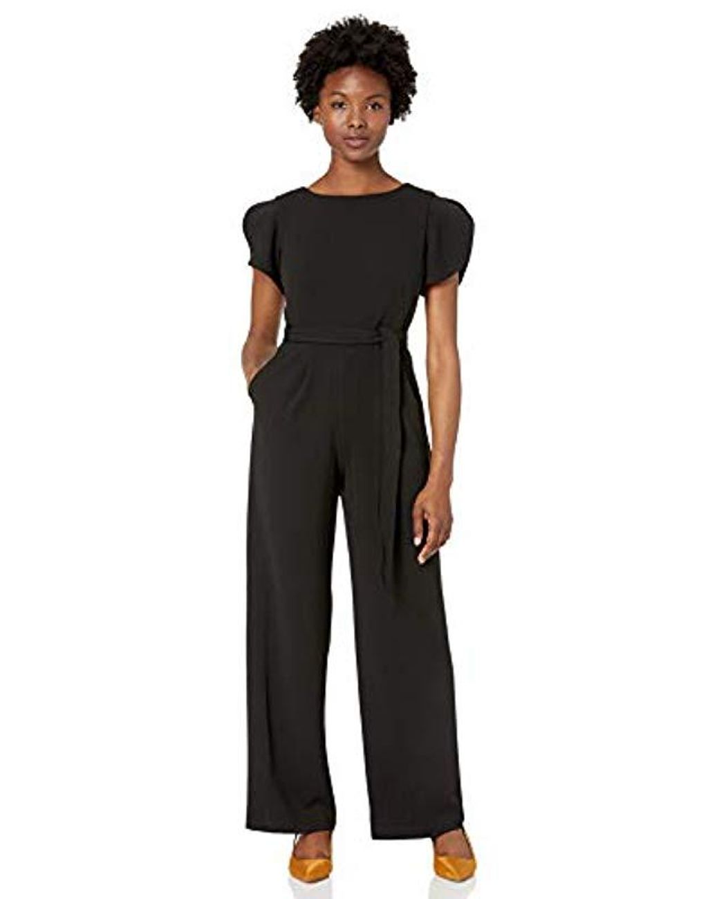 calvin klein black jumpsuit