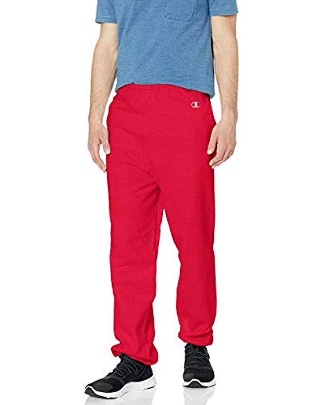 champion men's cotton max fleece sweatpant