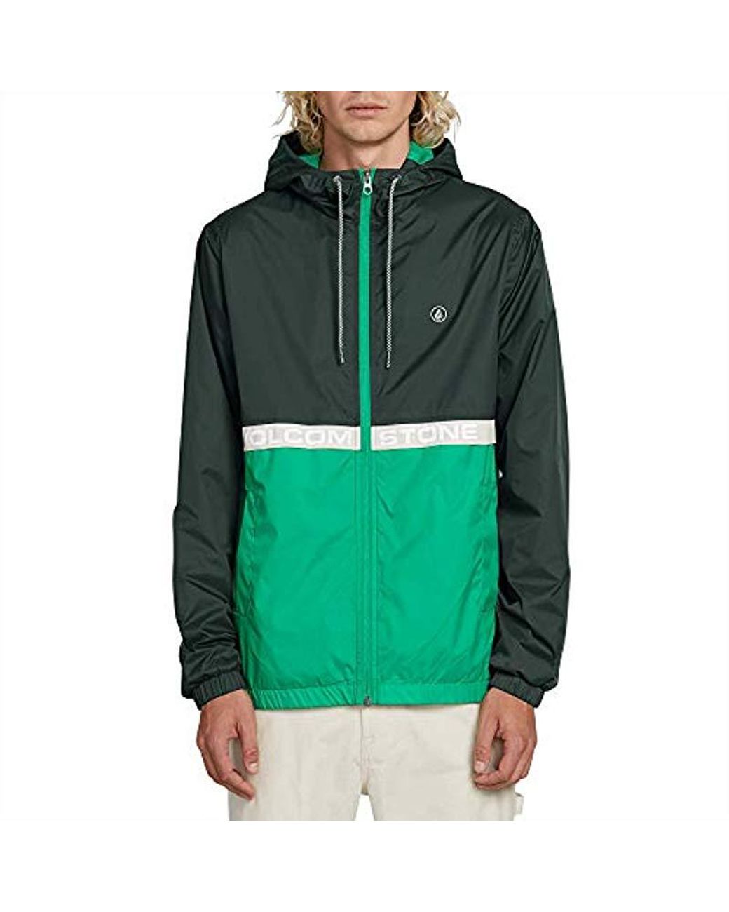 Lyst Ermont Hooded Windbreaker Jacket in Green for Men