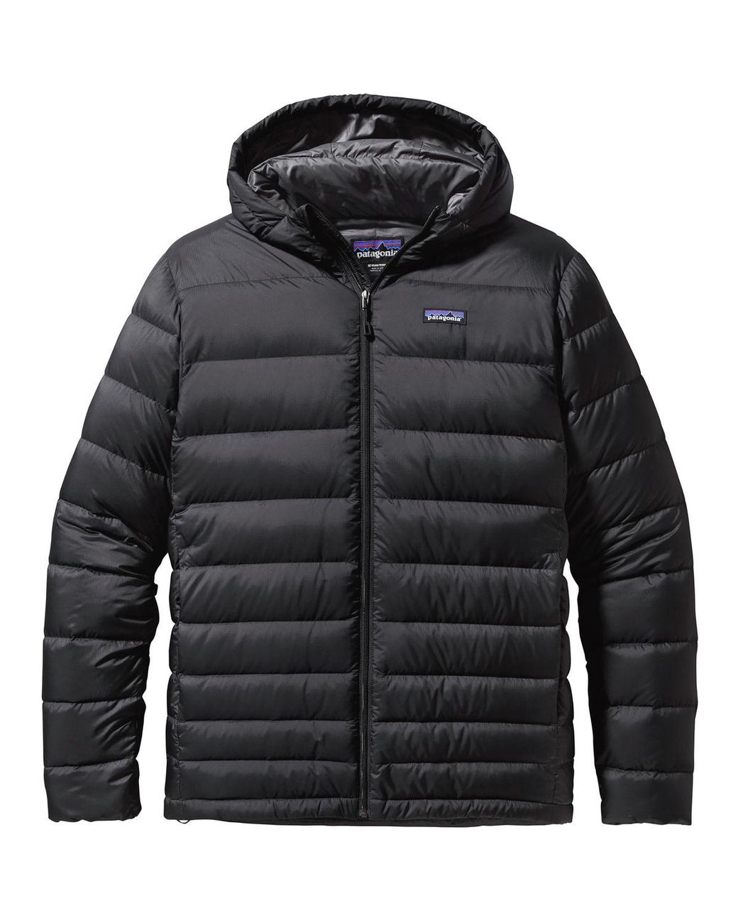 Patagonia Goose Hi-loft Hooded Down Jacket in Black for Men - Lyst