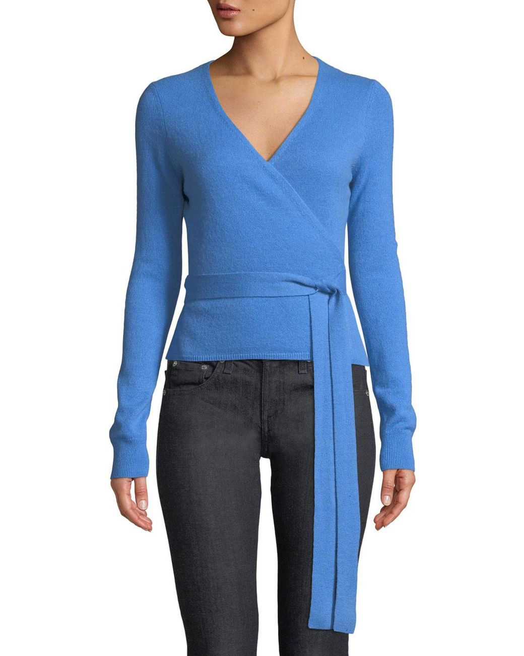 Lyst Diane Von Furstenberg Ballet Wool Cashmere Knit Wrap Cardigan In