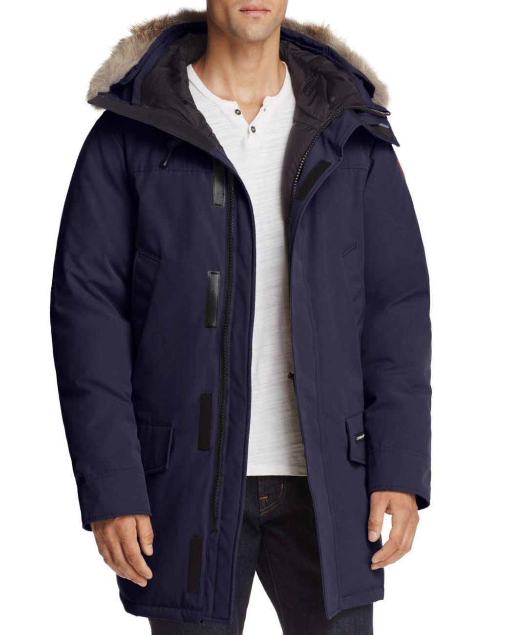 Lyst - Canada Goose Langford Parka With Fur Hood in Blue for Men