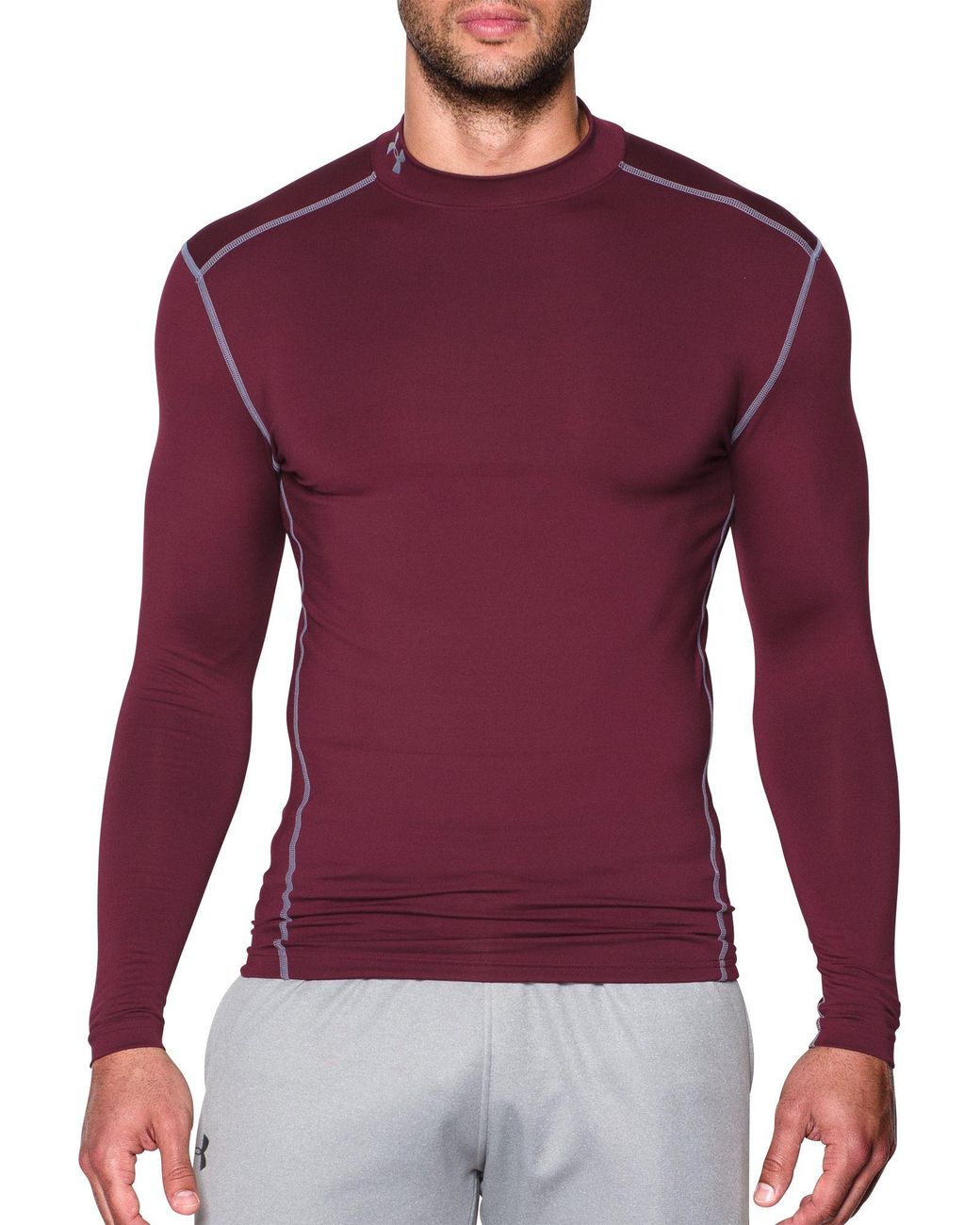 under armour maroon long sleeve