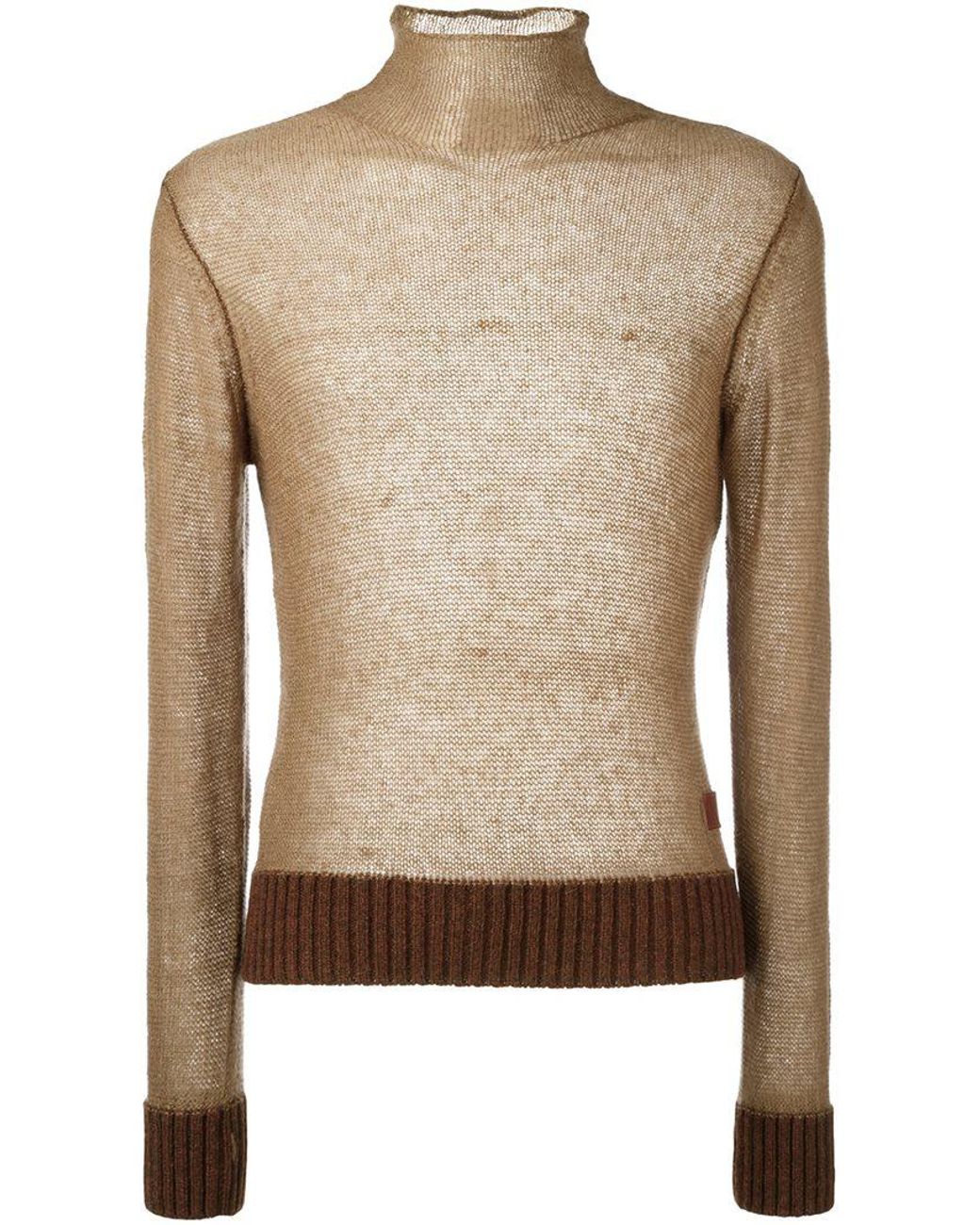 Lyst - Al Duca d'Aosta Roll Neck Sweater in Brown for Men