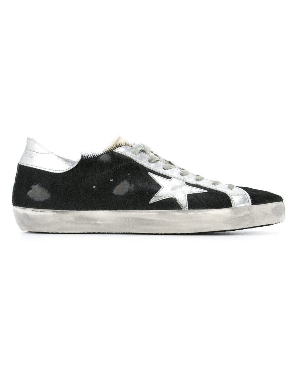 golden goose deluxe brand men s black superstar archive trainers