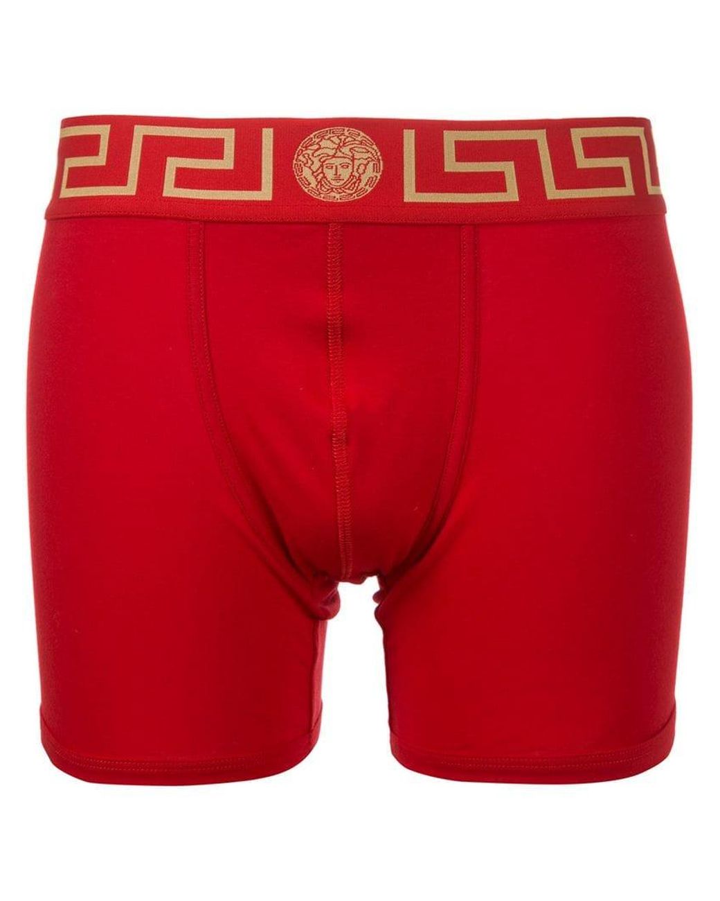 Versace Medusa Boxer Briefs in Red for Men Lyst