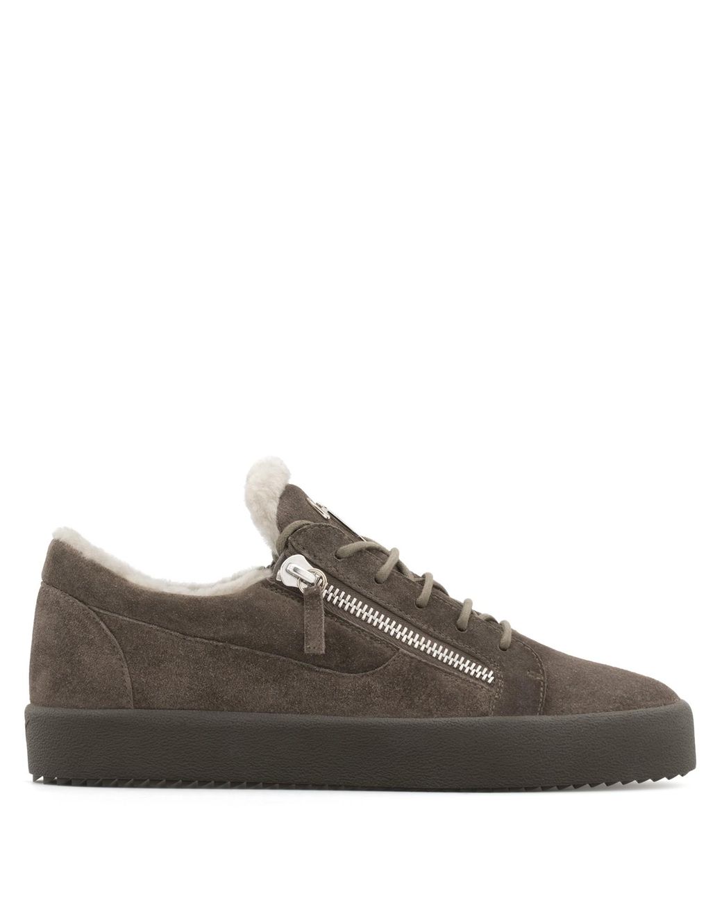 giuseppe zanotti suede sneaker