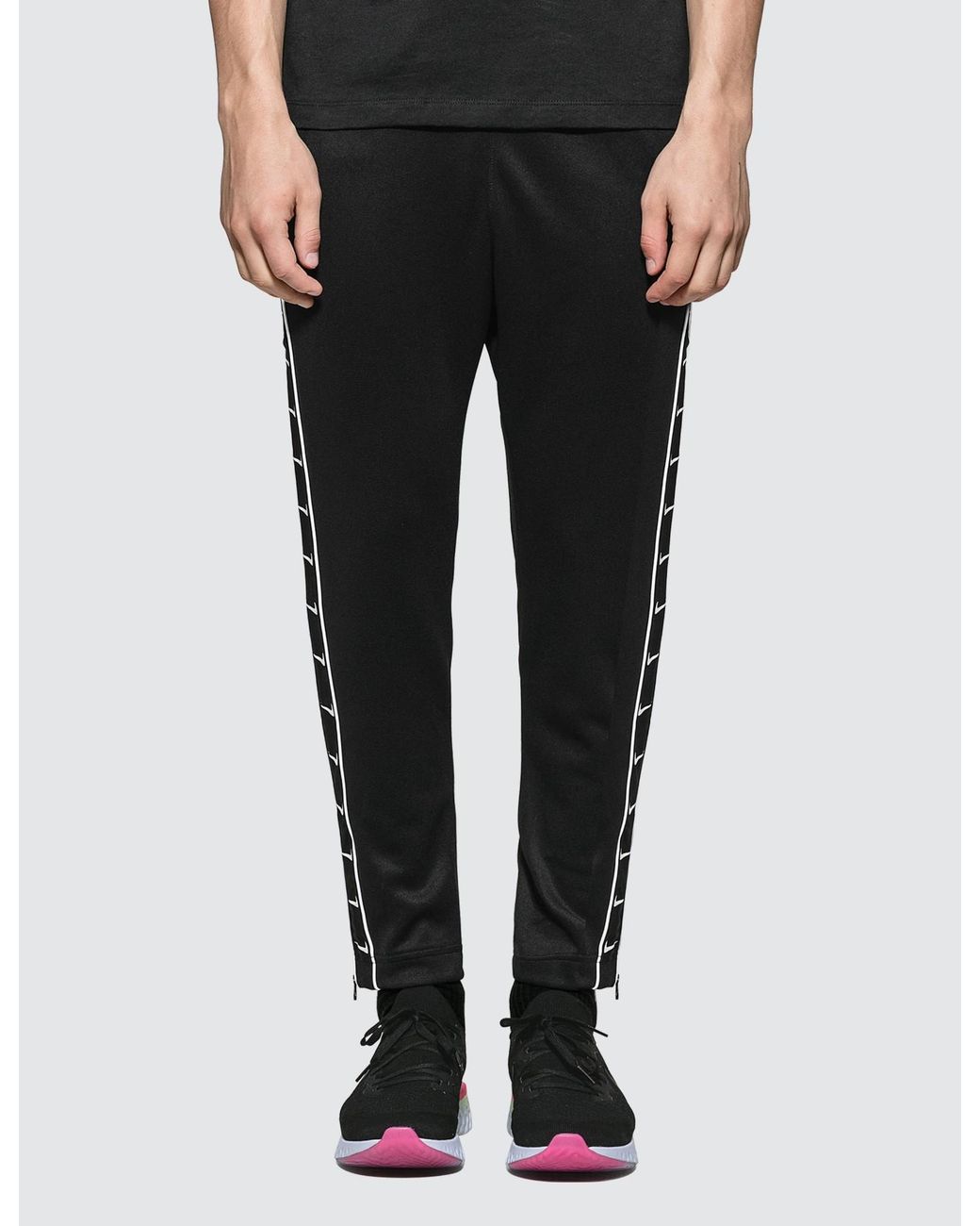 mens nike track pants black