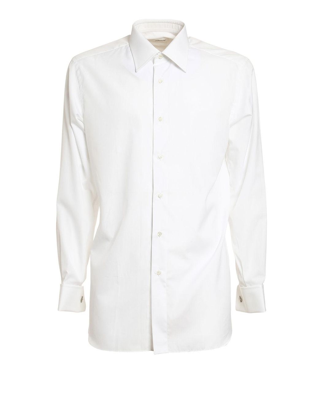 Brioni Cotton French Cuffs Shirt in White for Men - Lyst