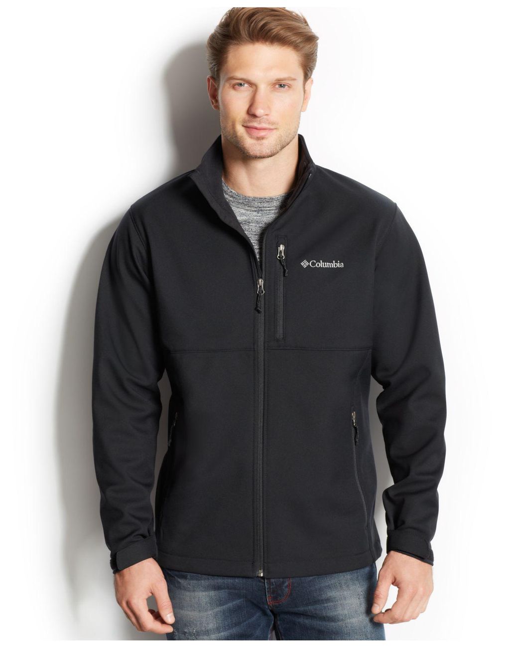 Columbia Ascender Waterresistant Softshell Jacket in Black for Men Lyst