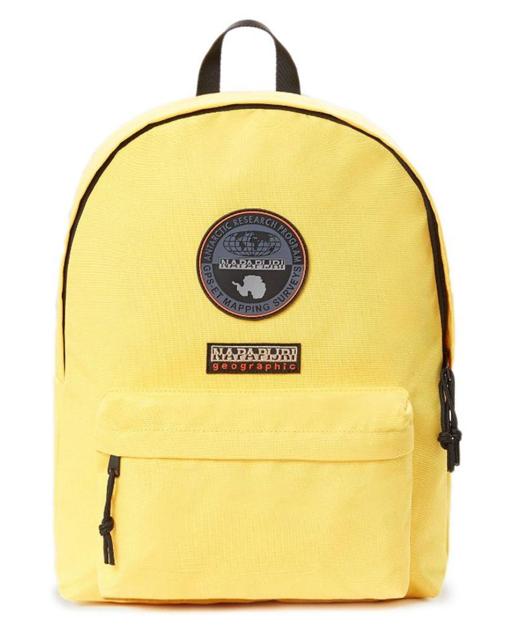 Napapijri Yellow Polyester Backpack in Yellow for Men - Lyst