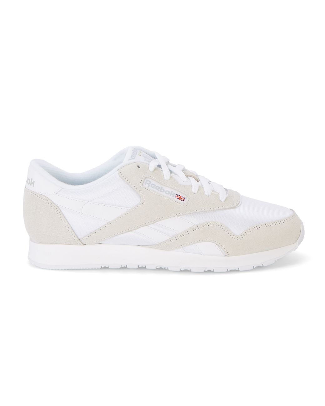 reebok classic nylon trainers white