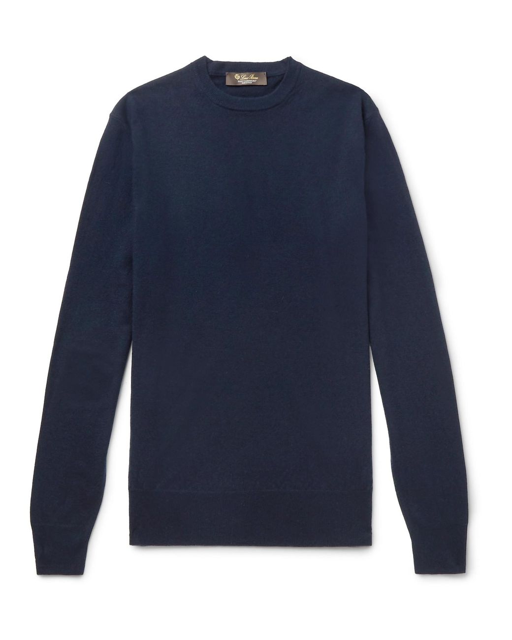 Loro Piana Slimfit Baby Cashmere Sweater in Blue for Men