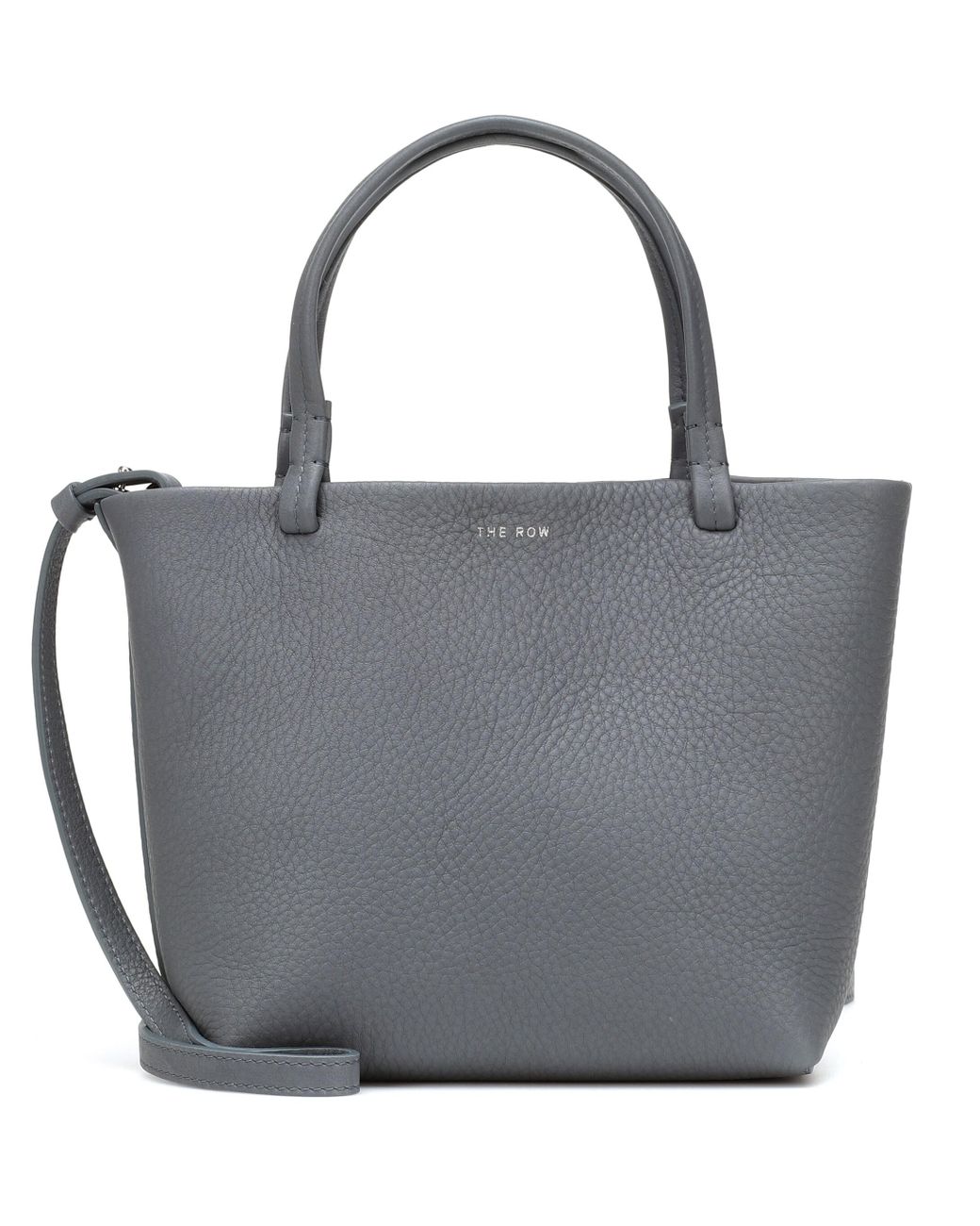 The Row Park Small Leather Tote in Blue - Lyst