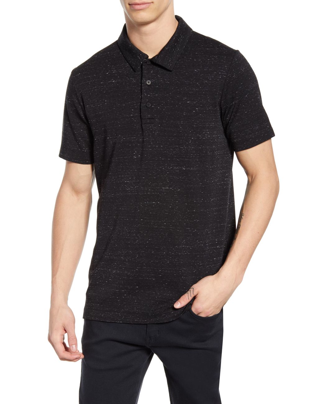 Wings + Horns Signals Neppy Polo in Black for Men - Lyst