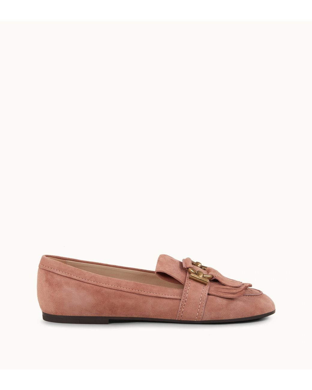 tod's pink loafers womens