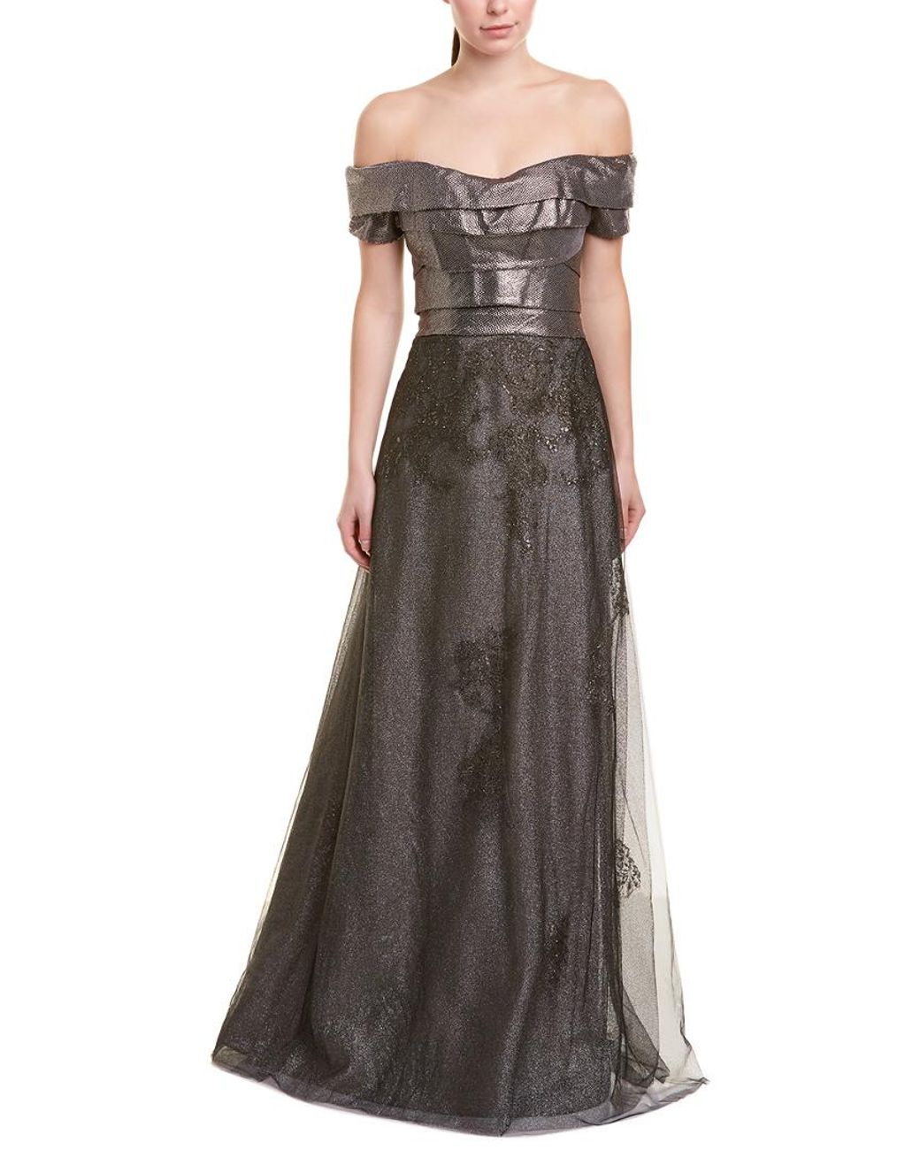 Lyst - Rene Ruiz Collection Gown in Metallic