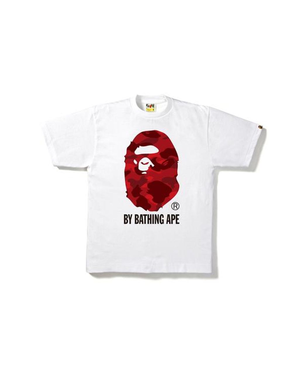 Lyst - A Bathing Ape Color Camo By Bathing Tee White/red in Red for Men