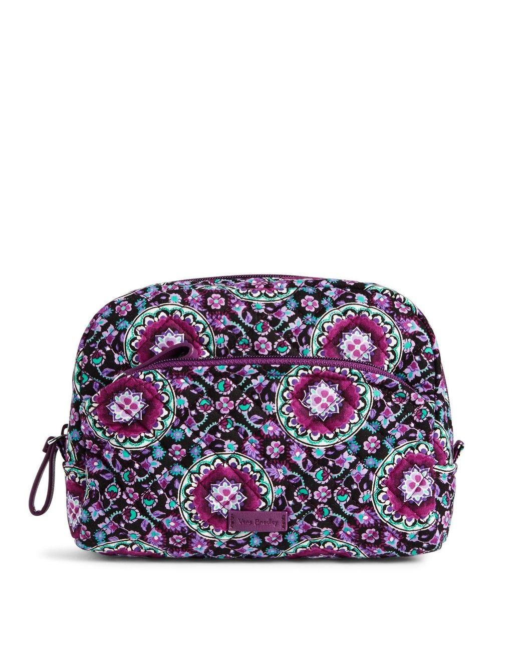 Vera Bradley Cotton Iconic Medium Cosmetic Bag in Purple - Lyst