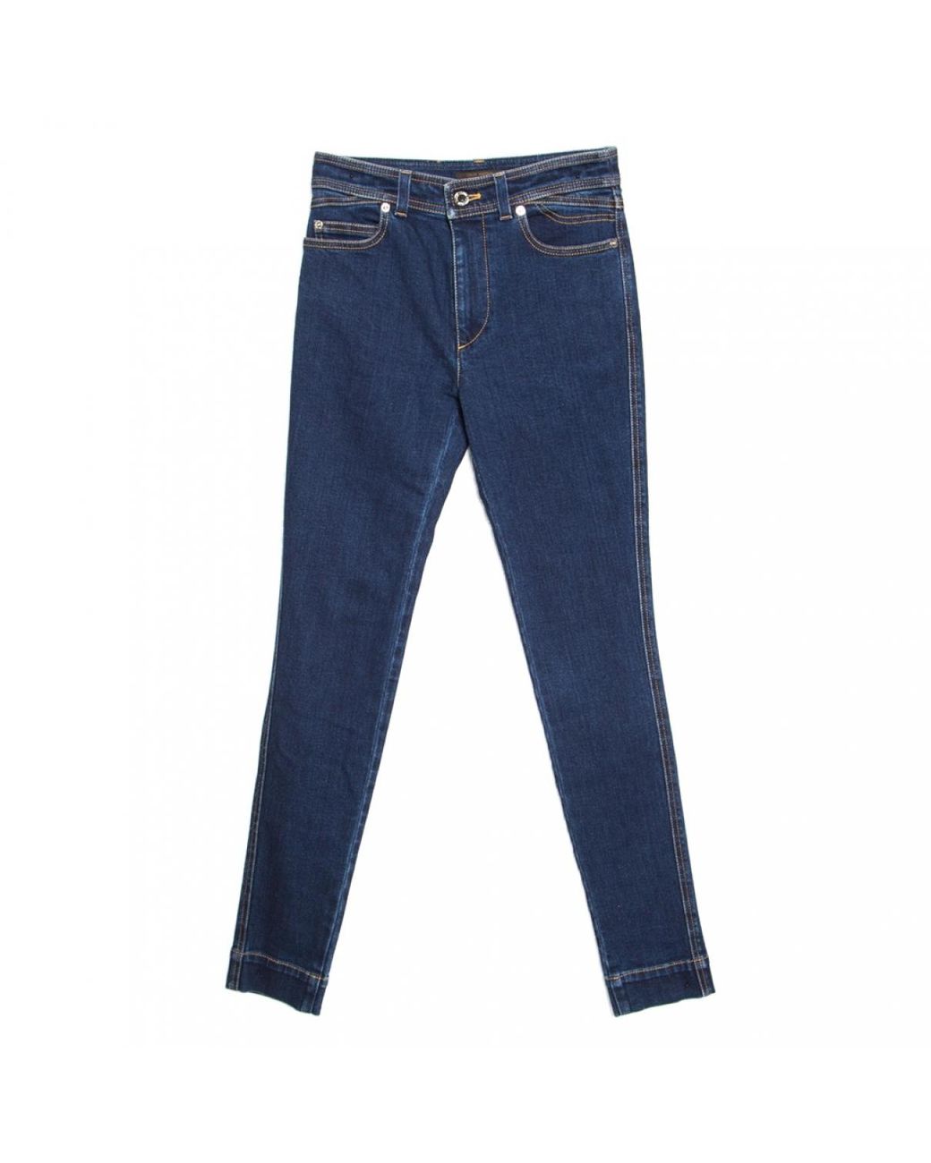 Louis Vuitton Blue Cotton Jeans in Blue - Lyst